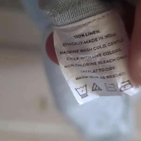 LAUDE the Label Oversized Linen Tunic Light Blue Sz L/XL - Picture 5 of 5